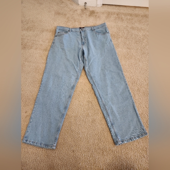 Mens Architect Jean Company Jeans Size 38X32 Relaxed Fit Light Wash #A18 - Picture 1 of 6